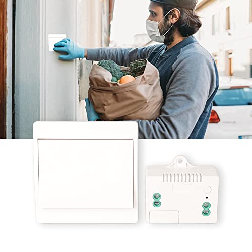 Campainha Sem Fio, Campainha Autoalimentada Para Sala De Aula Com Receptor Timbre Para Puerta Para C