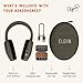 Elgin Fury Dual-Defense Safety Headphones with LED Work Light, 3 Wearable Modes (Headphones, Earbuds, Both), Noise Reduction Hearing Protection Headset for Outdoor Hunting, Power Tools, Chainsaw Use