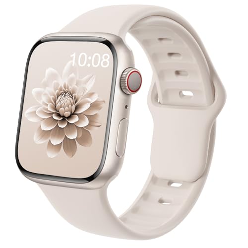 EPULY Silicone Strap Compatible with Apple Watch Straps 38mm 40mm 41mm 42mm 44mm 45mm 46mm 49mm Women Men Soft Waterproof Sport Wrist Band for iWatch Series 11 10 9 8 7 6 5 4 SE Ultra 3 2 1