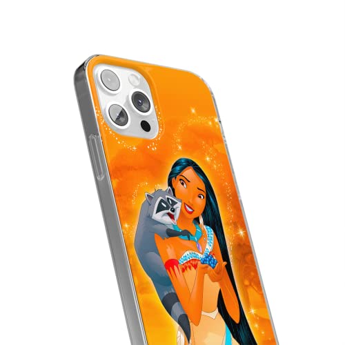 Ert Group Mobile Phone Case For Iphone 13 Pro Max Original And Officially Licensed Disney Pattern Pocahontas And Meeko 001 Orange Optimally Adapted To The Shape Of The Mobile Phone, Case Made Of Tpu #TOP2