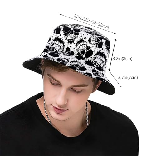 Image of Bucket Hat for Women Men, Fashion Print Outdoor Beach Hat Packable Sun Cap for Travel Hiking
