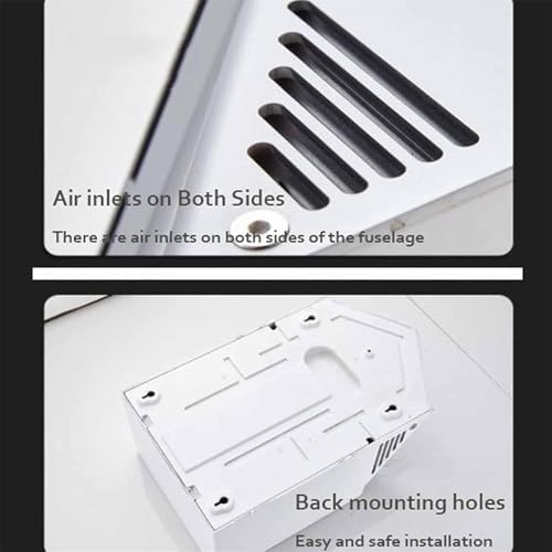 High-Speed 1500W Commercial Wall-Mounted Hand Dryer, Automatic Sensor for Kitchen, Bathroom & Toilet, Quick 5-8 Sec Drying, Sleek Silver Design