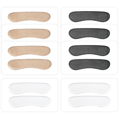 8 Pairs Sandal Strap Cushion Pads and Heel Grips