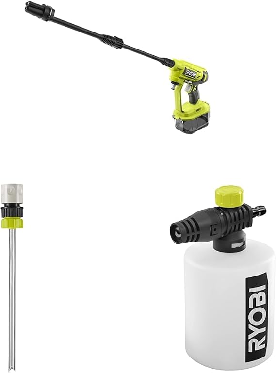 Ryobi RY18PW22A125 18V ONE+ Cordless 22bar Power Washer Kit (1 x 2.5Ah