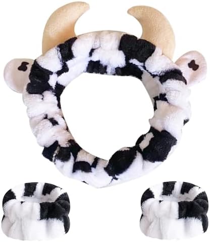 Broeify Cow Ears & Horns Headband - Soft Plush Animal Costume Hairband For Dress-Up & Photos - View #10