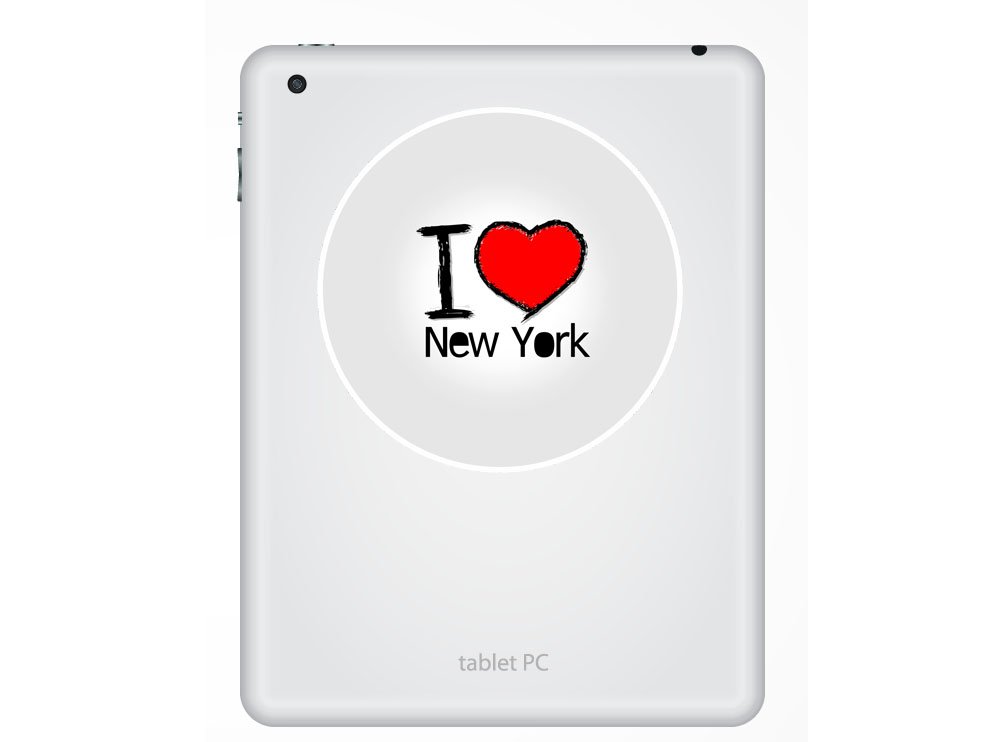 2 x 30cm/300mm Io amo New York Adesivi vinilici bagagli di viaggio #7752