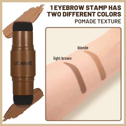 Ucanbe SMSTUB100_01020304 25Pcs Eyebrow Stamp Stencil Kit thumb #2