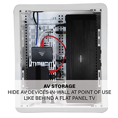 On-Q ENP1700-NA Legrand - Onq 17 Inch Media Enclosure, Electrical Box, Cable Management Box Dual Purpose In Wall Enclosure For Tv Device Storage And Media Distribution thumb #2