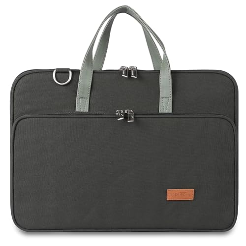 Image of Protecta Windfall 15.6 Inch Laptop Bag for Men & Women - Durable, Water-Repellent Office & Travel Macbook Messenger Bag with Padded Laptop Sleeve, Stylish Bag for Work, School and College