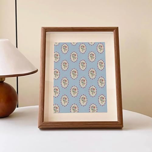 image for PRSTINCOL Scrapbook Paper,16 Sheets 4.1x5.8 Inch Vintage Stripe Style 