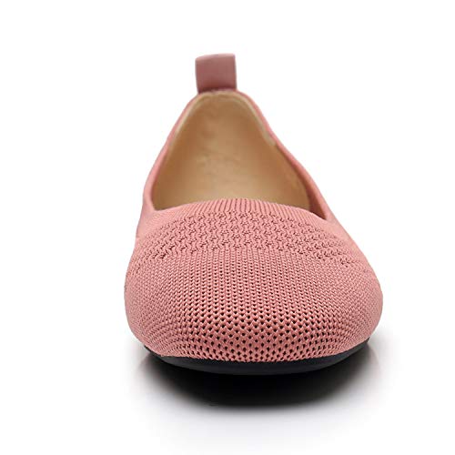 VenusCelia Women's Flexible Knit Flat Shoe3