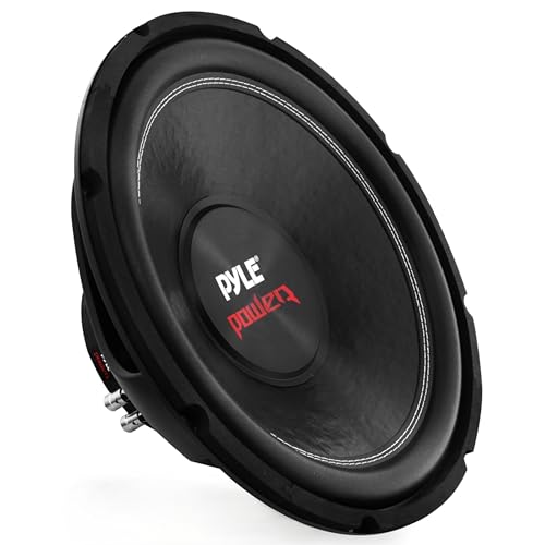 Pyle 8" Car Subwoofer Speaker - 800 Watt Dual 4 Ohm Voice Coil, Treated Foam Surround, Non-Pressed Paper Cone, 60oz Magnet - Powerful Vehicle Audio Bass Woofer for Car Stereo Systems - PLPW8D (Black) by Pyle - Used condition - US$26.38