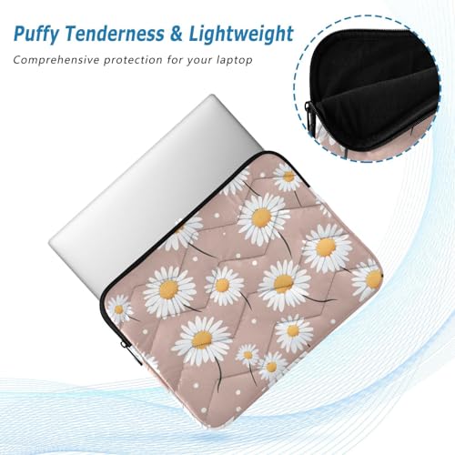Funda para portátil 13-14 pulgadas con diseño floral y tejido impermeable miniatura 5