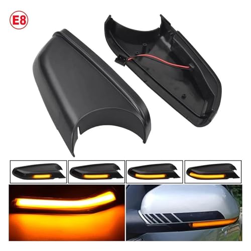 Intermitentes laterales LED dinámicos Skoda Octavia 2004-2010 luz espejo retrovisor 3
