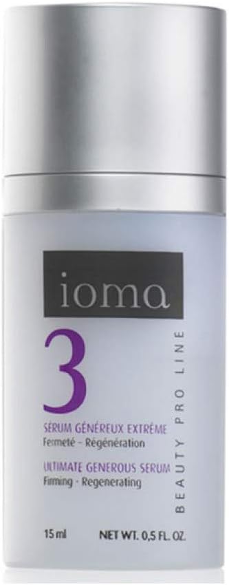 IOMAParis Ultimate Generous Serum. Anti-Aging Face Serum that Smooths and Firms Your Skin for a Youthful Glow (15 ml)