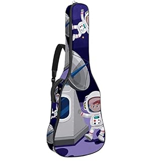 Housse de transport étanche pour guitare avec bandoulière réglable Motif boussole Doré, Multicolor 06, 42.9×16.9×4.7 in… - Les Beatles, Paul McCartney, John Lennon, RIngo Starr, George Harrison