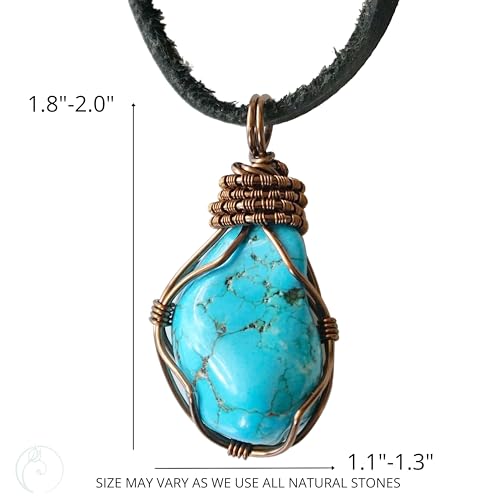 Men's Birthstone Crystal Necklace - Antique Bronze4