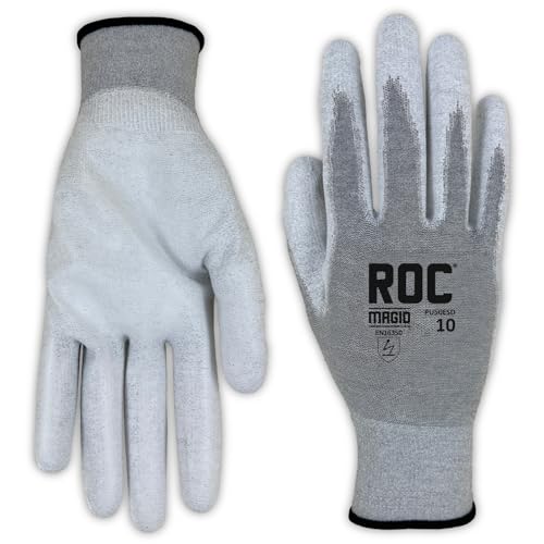 MAGID ESD-Rated Polyurethane Palm Coated Work Glove
