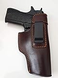 Dazzling Pro Leather Holster for Glock 26,27,33,42, 43, 1911 5', Browning HP