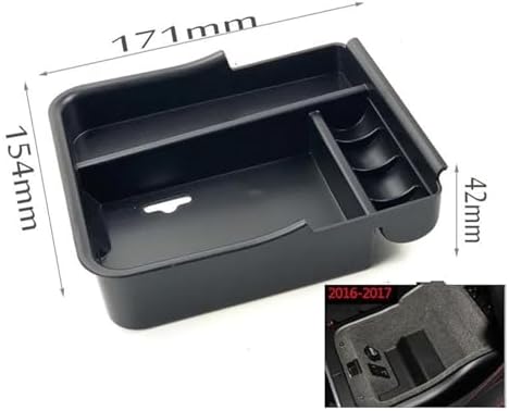 for Cayenne 2016-2017 Console Arm Rest Glove Tray Holder Case Container Car Styling 1PC Car Central Armrest Storage Box image 5