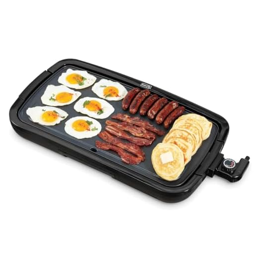 DASH Deluxe Everyday Electric Griddle with Dishwasher Safe Removable Nonstick Cooking Plate for Pancakes, Burgers, Eggs and more, Includes Drip Tray + Recipe Book, 20” x 10.5”, 1500-Watt - Black