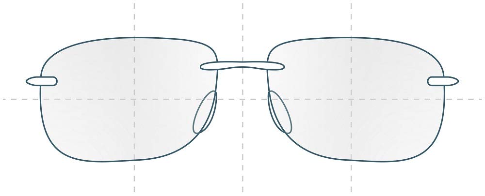 Sunglass Fix Replacement Sunglass Lenses Compatible for Versace MOD N15 66mm (Non-Polarized SFx Edge Blue Blocker Clear Hardcoat Pair)