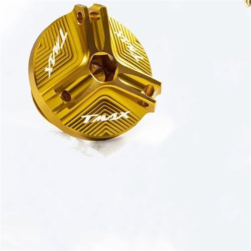 MKBHD for Yamaha TMAX 500 530 T-MAX500 530 SX/DX 2017 2018 2019 TMAX 560 2020 2021 2022 Motoröl Kappe bolzen Tankdeckel Zubehör(M2.5 golden)