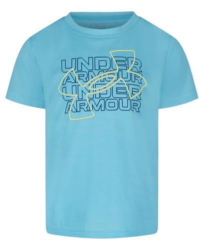 Image of Under Armour Boys Short Sleeve Core Graphic T-Shirt, Lightweight & Breathable, Relaxed Fit