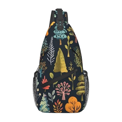 Morrales de Sling Unisex con Patrón Colorido para Viaje miniatura 1