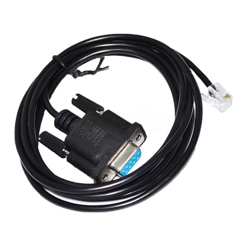 RIKYJIC DB9 RS232 Female to RJ10 RJ9 4P4C Male Adapter Cable for Meade 505 497 LXD55 Stellarium ETX125 ETX127 AUTOSTAR AudioStar Cable(1.8 Meters)