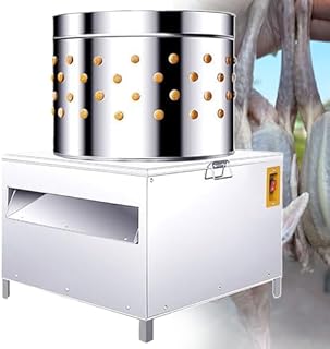 Upgraded 350 RPM Automatic Poultry Plucker - 360° Fast Rotary Stainless Steel Drum for Chicken, Duck, Pigeon, Quail - Perfect for Home & Commercial Use