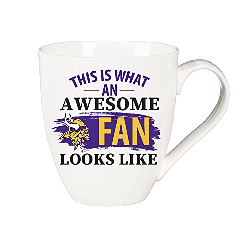 Team Sports America Minnesota Vikings, Ceramic Cup O'java 17Oz Gift Set #TOP1