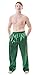 Up2date Fashion Men's Satin Lounge PantsMediumGreen