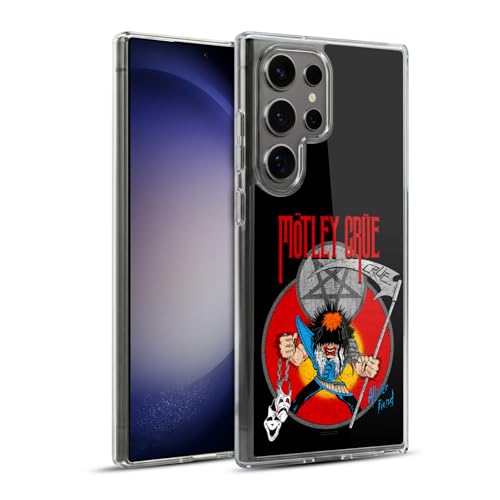 Funda de gel suave compatible con Samsung Galaxy S23 Ultra 5G Motley Crue