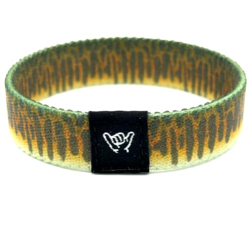 Hang Loose Bands Fish Skins Smallmouth Bass Bracelet | 6.5 - Small