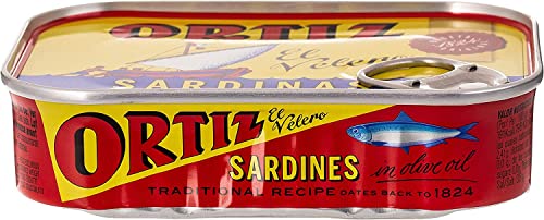 Ortiz Sardines In Olive Oil, 4.9 Oz #TOP4