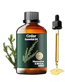 Reines Zedernholzöl Ätherische Öle Naturrein 100ml - Zirbenöl für Aromatherapie, Wellness & Hautpflege mit Holzigem Duft