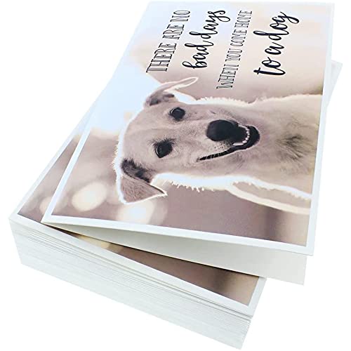 36 Pack Blank Motivational Greeting Cards With Dogs And Inspirational Quotes, Envelopes (4X6 In) #TOP4