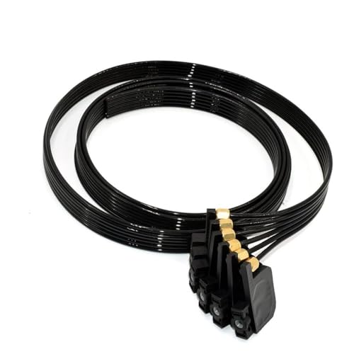 Tube d'encre UV 1.5m 6 couleurs avec petit amortisseur carré pour imprimante L1800 L800 R1390