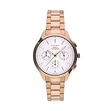 Cauny Reloj Analógico Mujer | Legacy Woman Rose Gold Chronograph | Movimiento de Cuarzo | Función Cronógrafo | Pulsera en Acero Sólido | Resistente al Agua 5 ATM | Hecho en Acero 316L