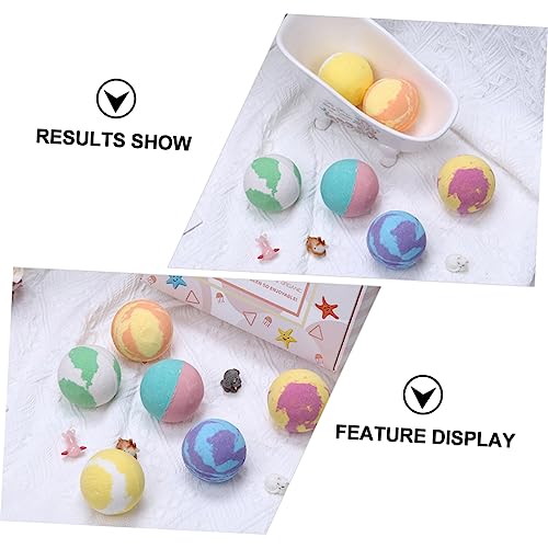 FRCOLOR 12 Peças Bola De Sal De Banho De Brinquedo 1 Chuveiro De Bola De Sal Brinquedo Para Crianças
