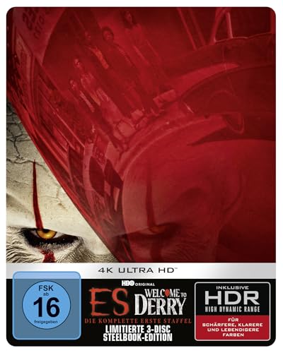 ES: Welcome to Derry (Steelbook, 3 4K-UHDs) für 59,99 EUR bei amazon.de Bild: ES: Welcome to Derry (Steelbook, 3 4K-UHDs) für 59,99 EUR bei amazon.de