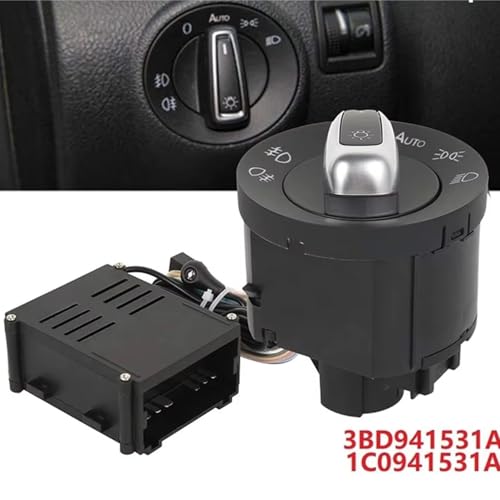 Interruptor de faros automático para evitar multas por luces apagadas en VW 4