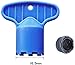 U-M 5 pcs/Set 2.2GPM Cache Faucet Aerator Key with 5 Pieces Faucet Aerator Removal Wrench Tool Practical Design