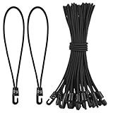 Adiwo Tensores de Lona con Ganchos, Exterior - Negro