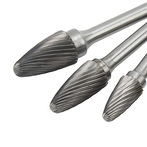 Set de 5 fresas rotativas de carburo de tungsteno miniatura 6