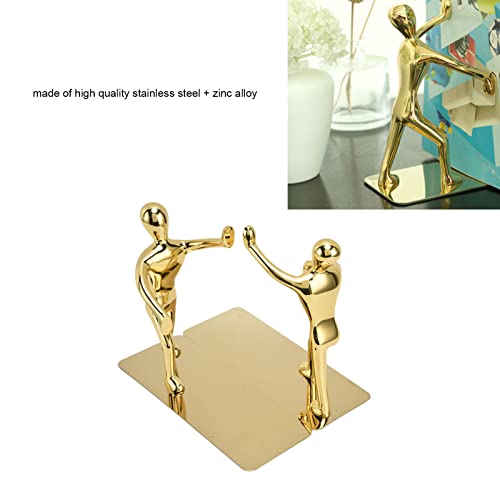 Kuuleyn Metal Bookends, Heavy Duty Bookends - Image 3