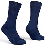 GripGrab Unisex Gripgrab Alpine Merino High Cut Cycling Thermal Sports Long Cycling Winter Fahrradsocken, Navy Blau, 44-47 Tall EU