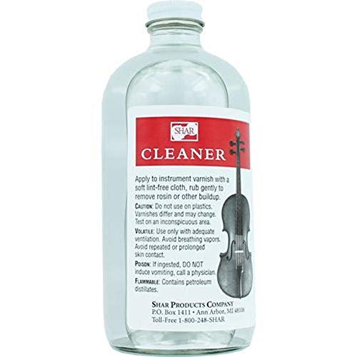 Shar Cleaner | 16 oz Bottle | Professional Instrument Polish | Safe for Violin, Viola & Cello Varnish