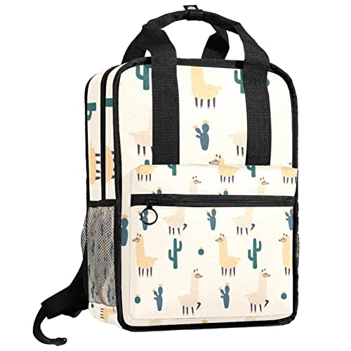 Sac à dos pour garçons motif girafe cartable filles avec bretelles réglables